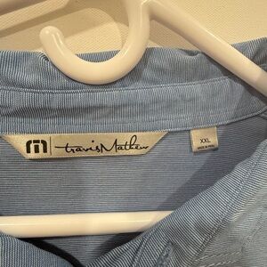 Travis Mathew polo. XXL. Good condition. Light Blue.
